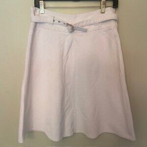 BENETTON - CORDUROY A-LINE BELTED SKIRT